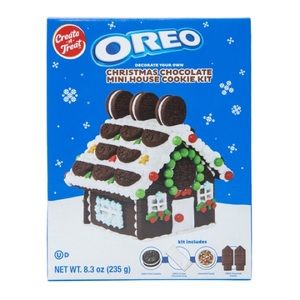 New Oreo Mini Holiday Chocolate Cookie Christmas Gingerbread House Kit